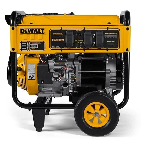 dewalt 8000 watt portables gas generators dxgnr8000