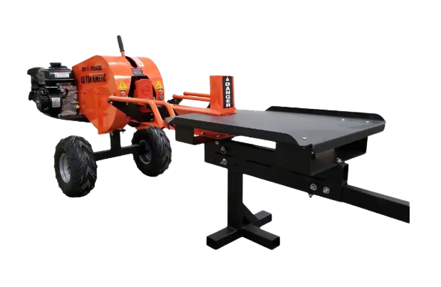 dk2 ops240 40 ton 7 hp 208cc 1 sec cycle time kinetic log splitter new