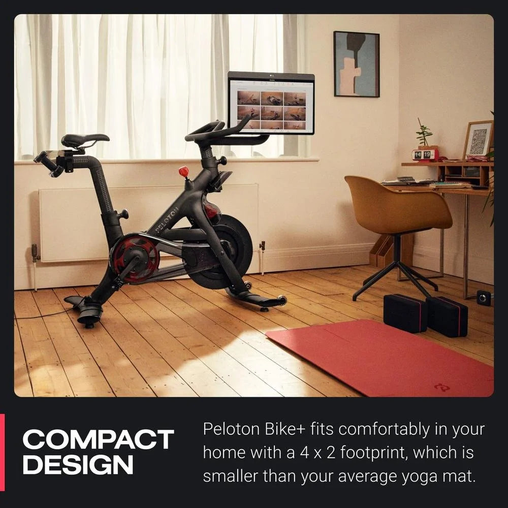 peloton bike+ indoor stationarys exercise bikes with 24鈥?hd