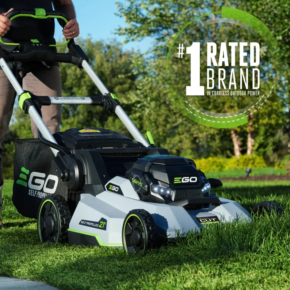 ego 21in select cut self propelled mower with touchs drive includes g3 7.5 batterys & 550w charger (reglm2135sp)