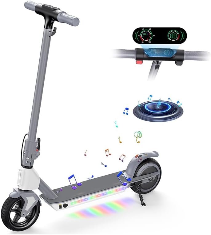electric scooter for kids & teens, 500–1000w, 18–25 mph, 21–28 mile range