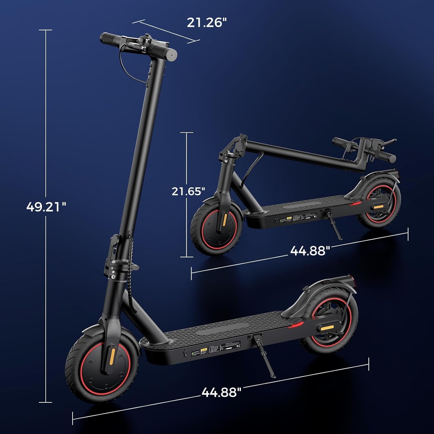 electric scooter for kids & teens, 500–1000w, 18–25 mph, 21–28 mile range