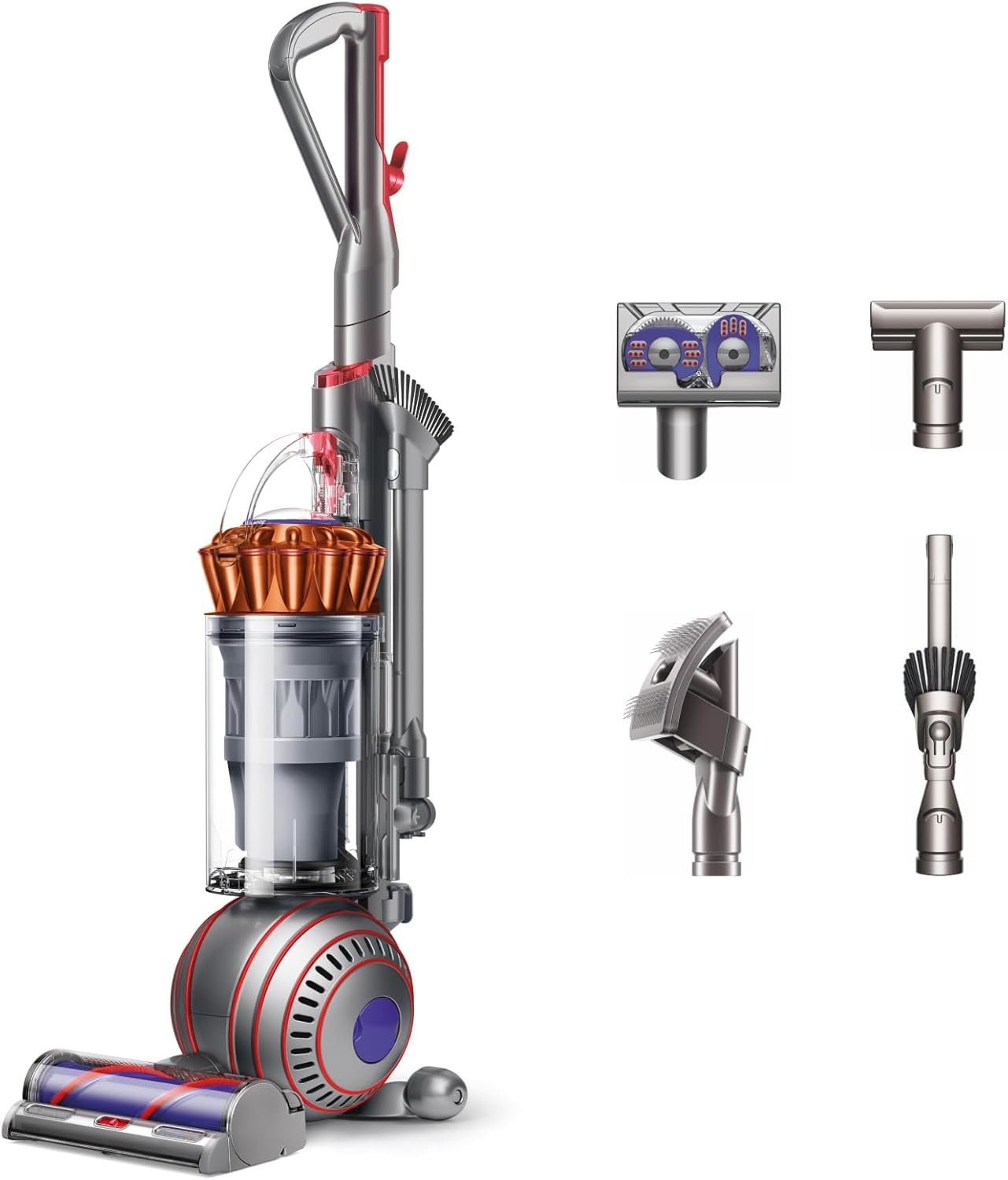 dyson ball animal total clean upright vacuum, corded, 290aw, self adjusting