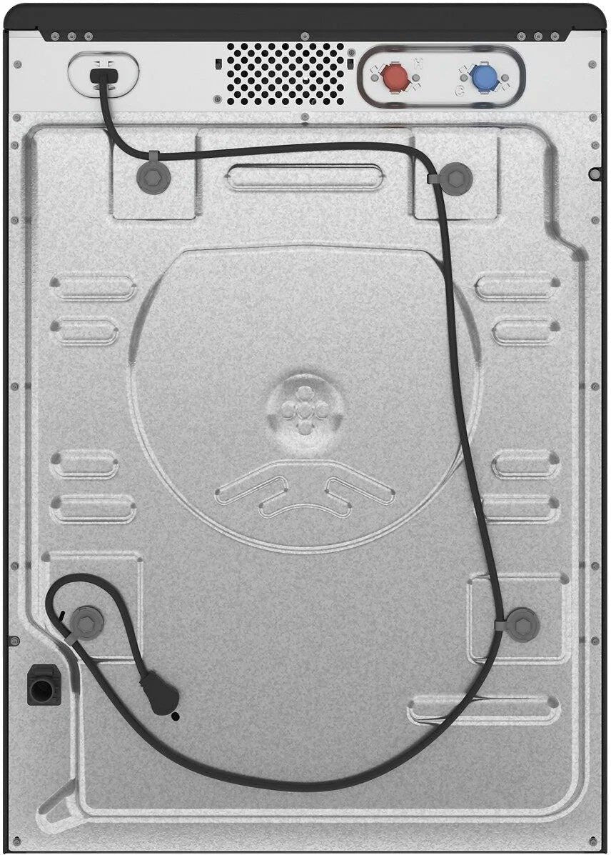 maytag – 4.5 cu. ft. high efficiency stackable front load washer with steam and extra power button – volcano black