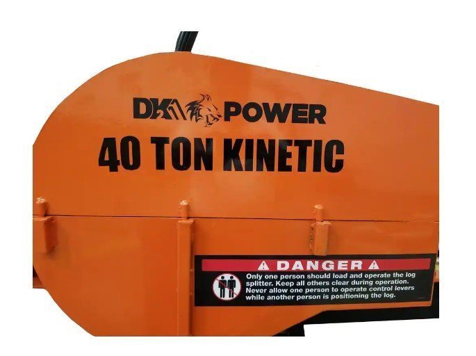 dk2 ops240 40 ton 7 hp 208cc 1 sec cycle time kinetic log splitter new