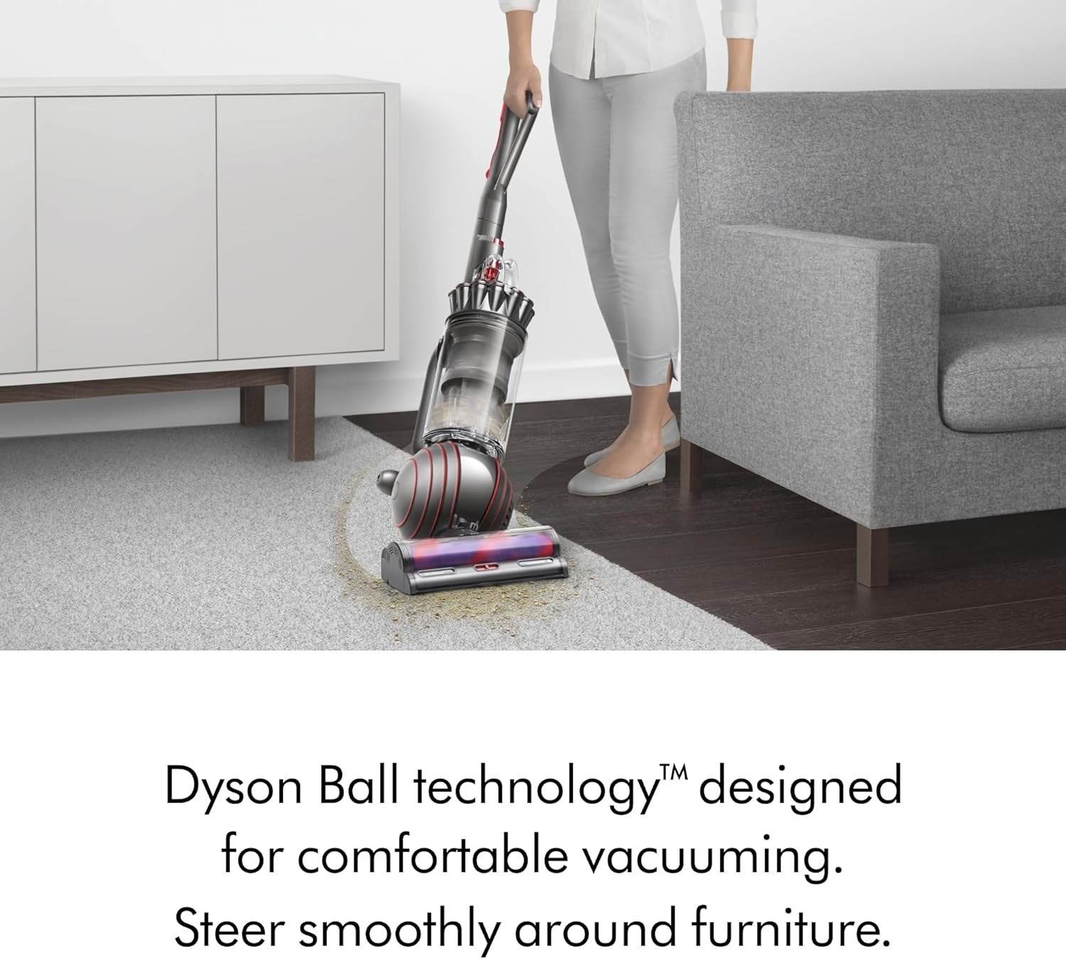 dyson ball animal total clean upright vacuum, corded, 290aw, self adjusting