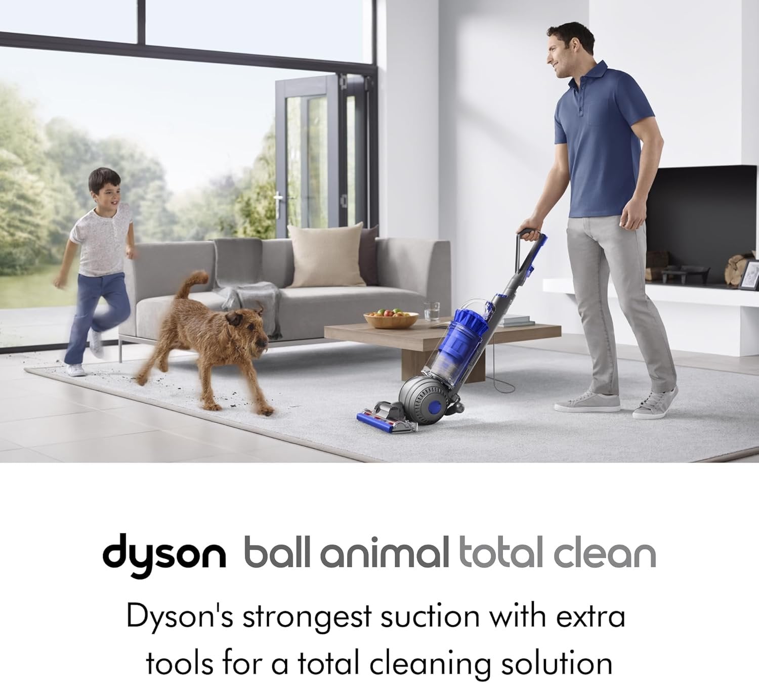 dyson ball animal total clean upright vacuum, corded, 290aw, self adjusting