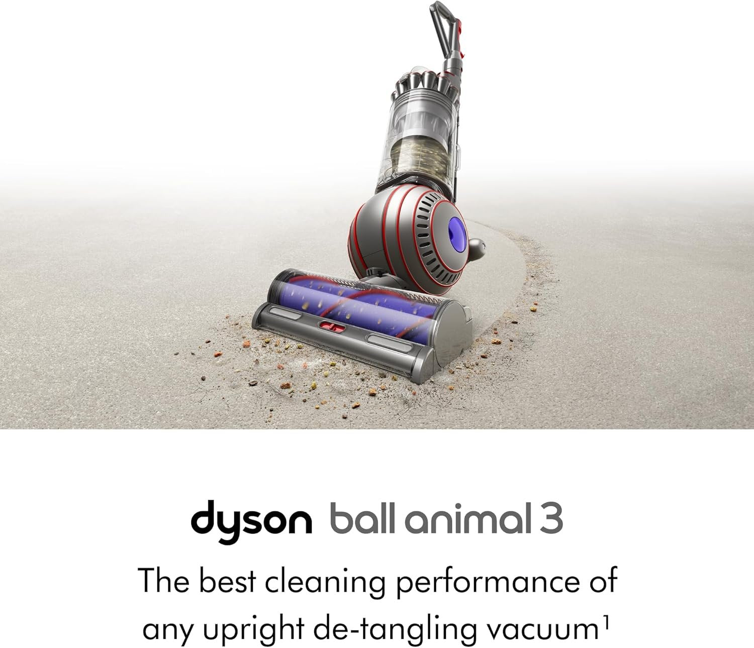 dyson ball animal 3 upright vacuum, corded, 290aw, de tangling motorbar cleaner