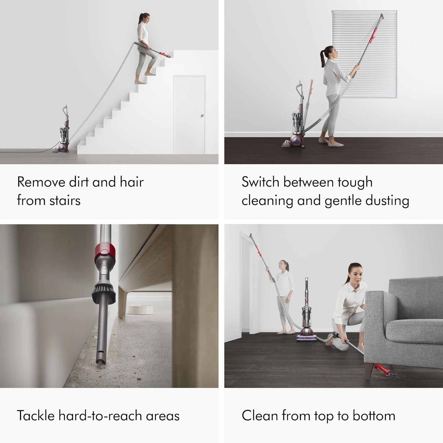 dyson ball animal total clean upright vacuum, corded, 290aw, self adjusting