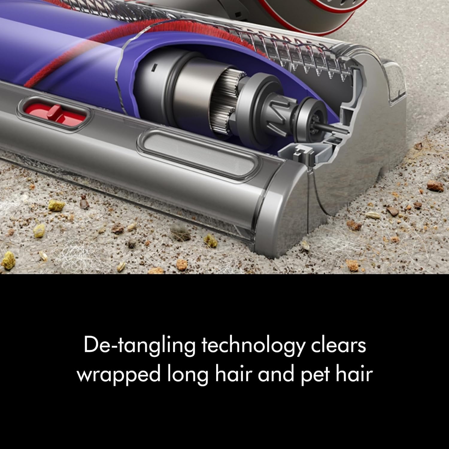dyson ball animal 3 upright vacuum, corded, 290aw, de tangling motorbar cleaner