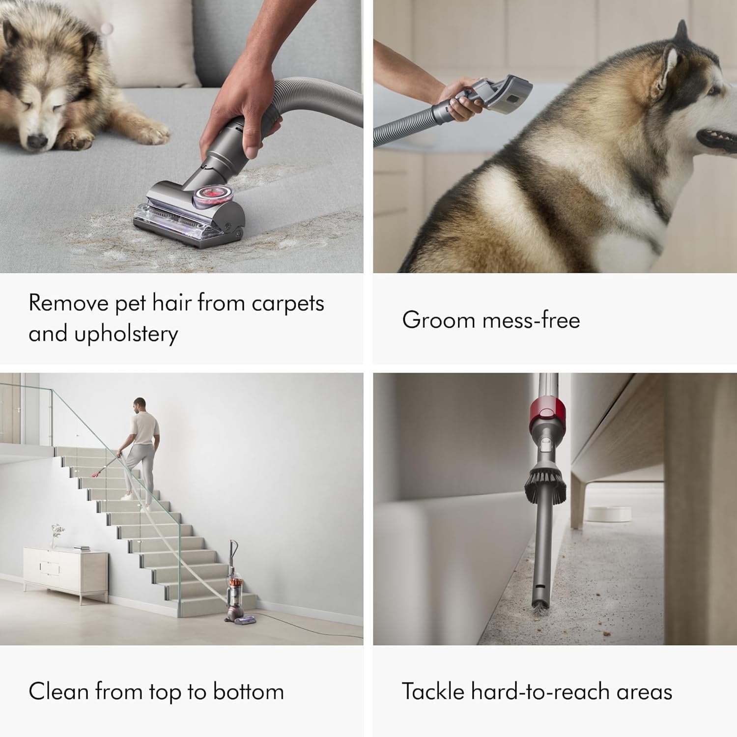 dyson ball animal total clean upright vacuum, corded, 290aw, self adjusting
