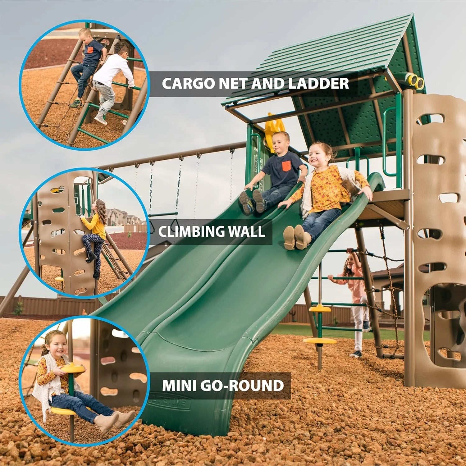 lifetime big stuff swing set