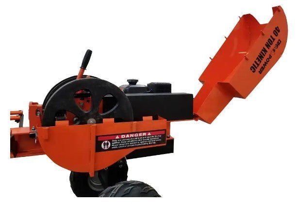 dk2 ops240 40 ton 7 hp 208cc 1 sec cycle time kinetic log splitter new