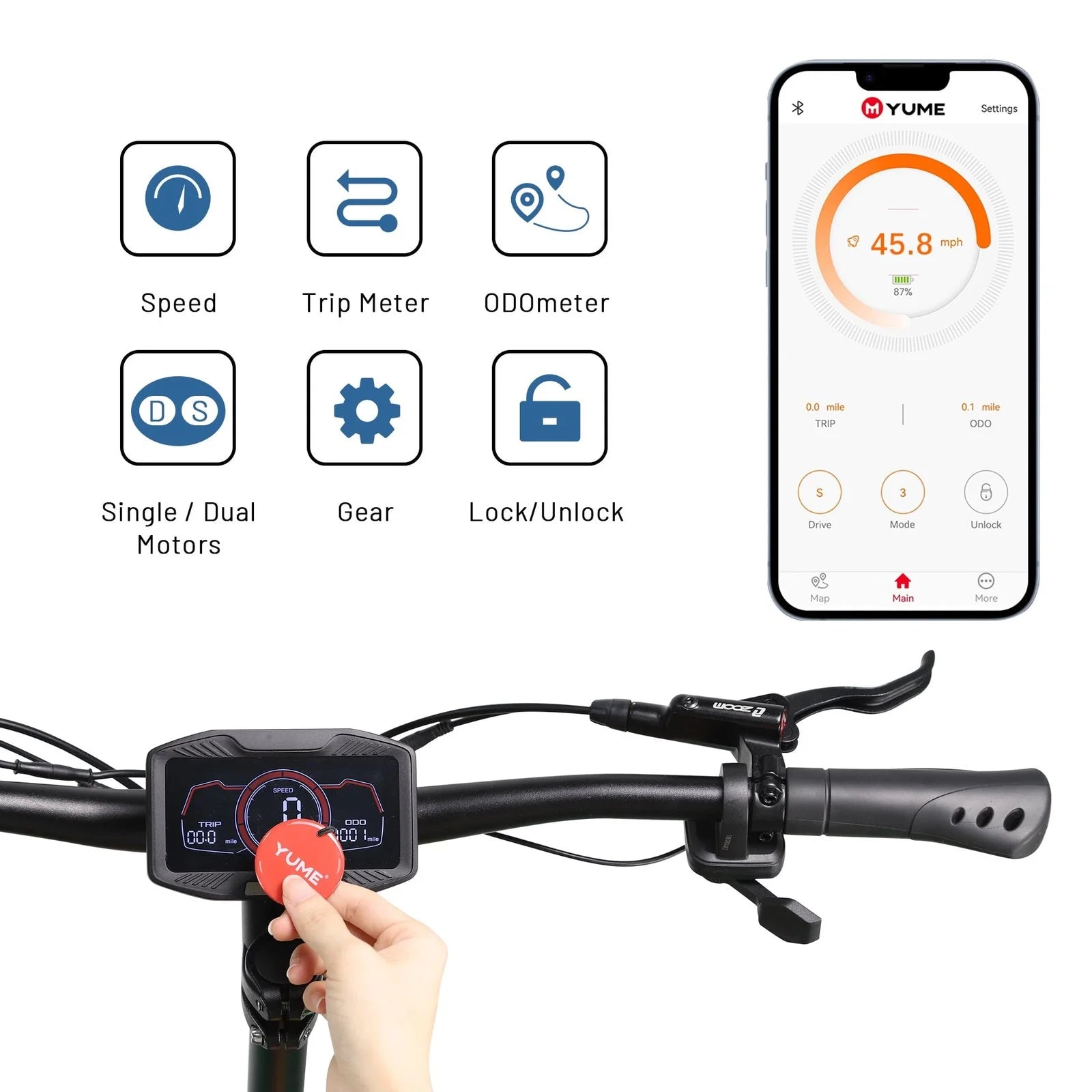 m yume scooter y11+ dual motors 6000w 50 miles long range and 50 mph fastests electric scooters for adults