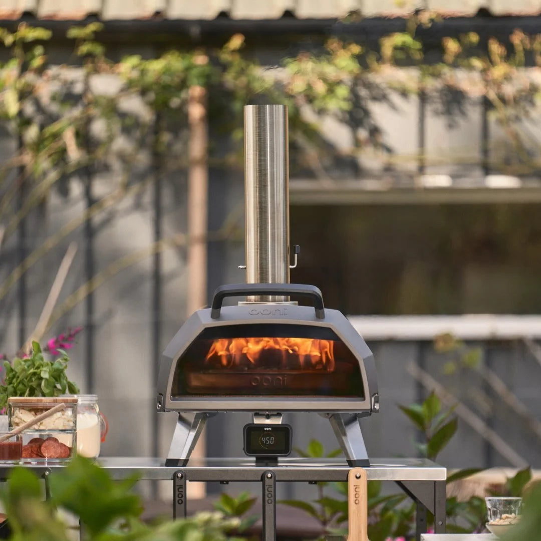 ooni pizzaovens karu 2 pro voor pizza’s tot Ø 40 cm – zwart / zilvers