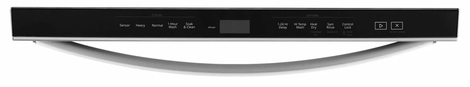 stainless steel tub dishwashers with third level rack – fingerprint resistant stainless steels