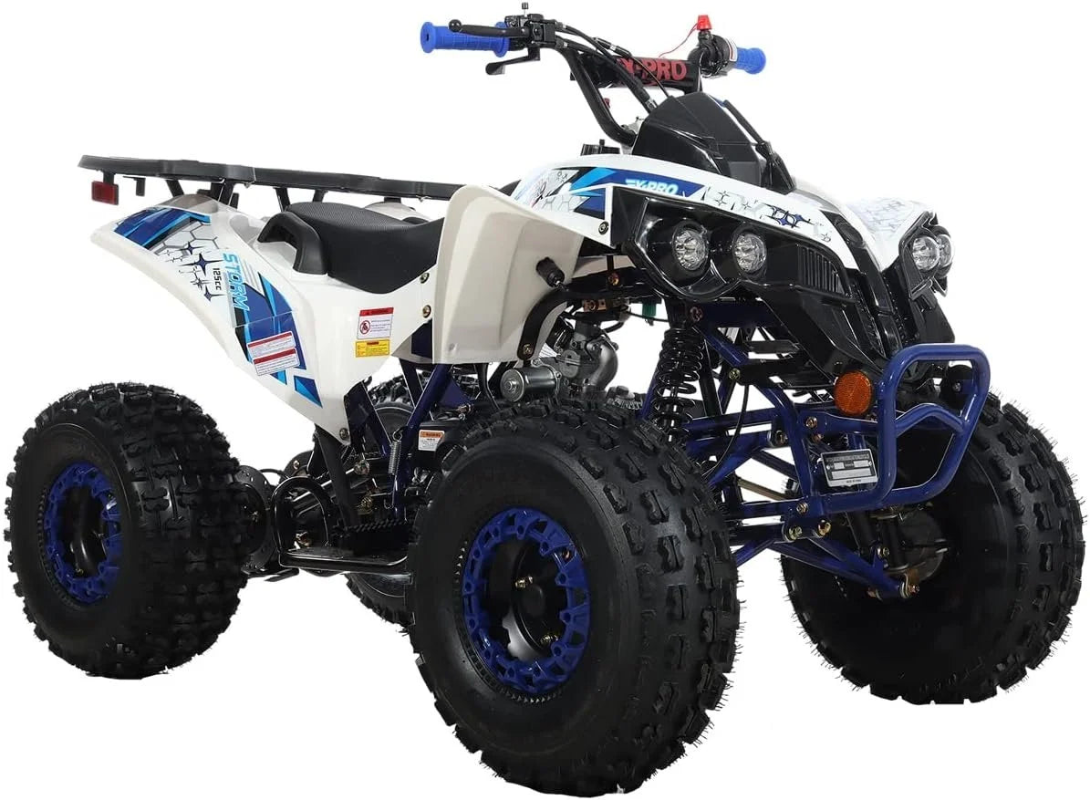 x pro all terrain vehicle 125cc atv with front bumpers