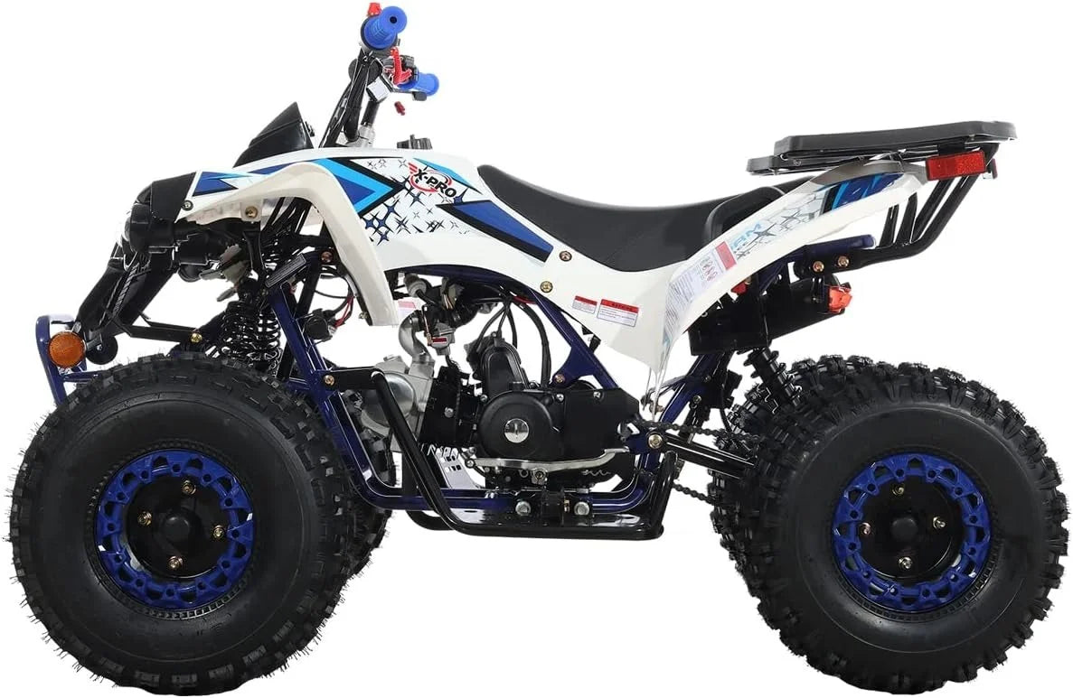 x pro all terrain vehicle 125cc atv with front bumpers