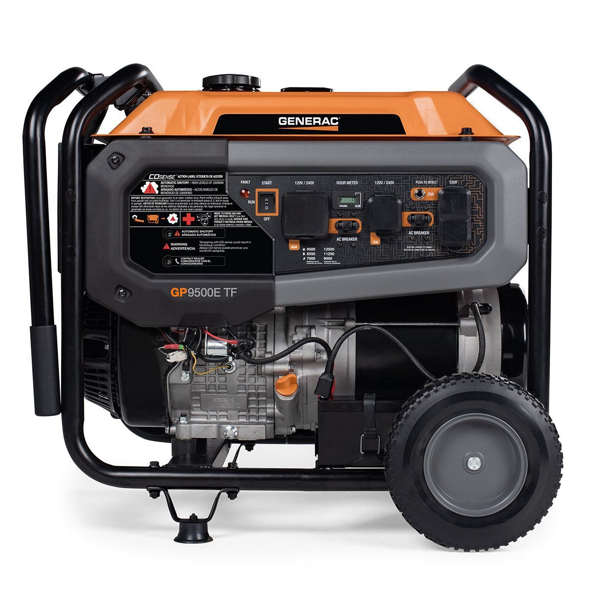 portable generator, gp9500e tri fuel 49st
