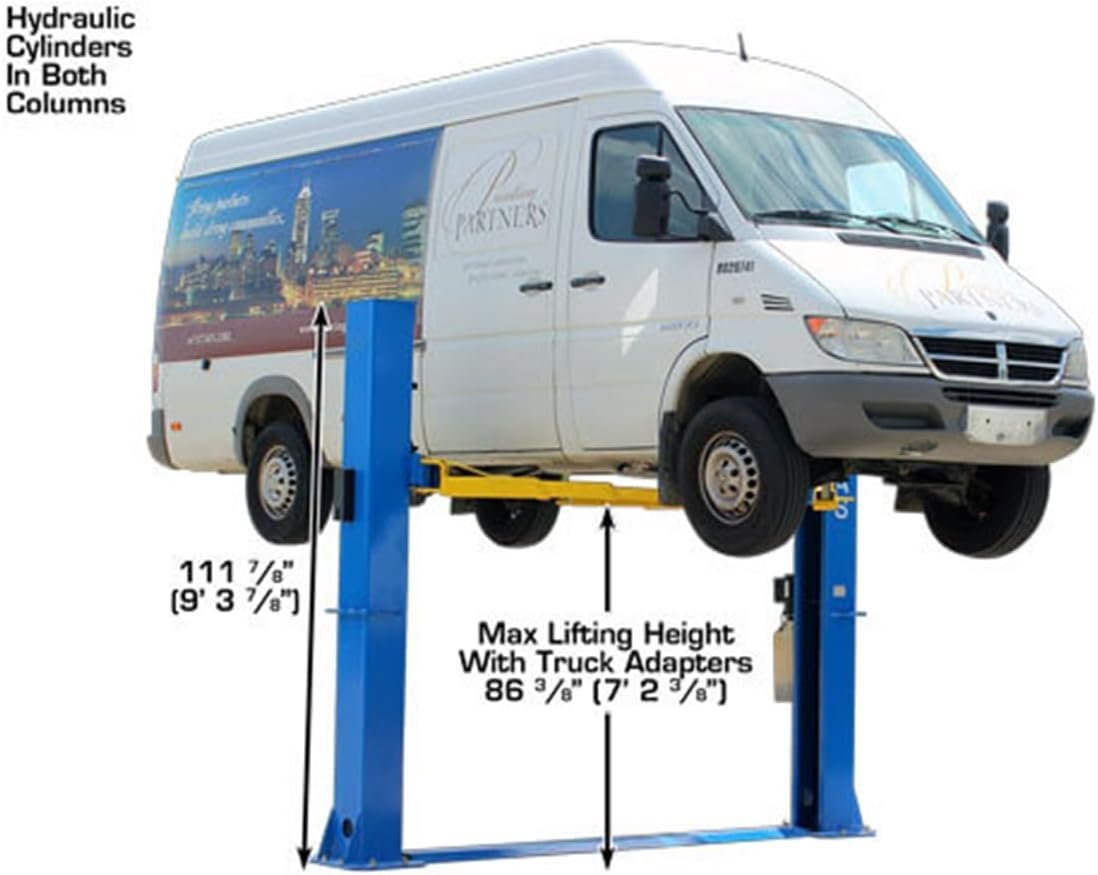 atlas automotive equipment atlas equipment bp10000x commercial grade baseplate 10 000 lb. capacity 2 post lift
