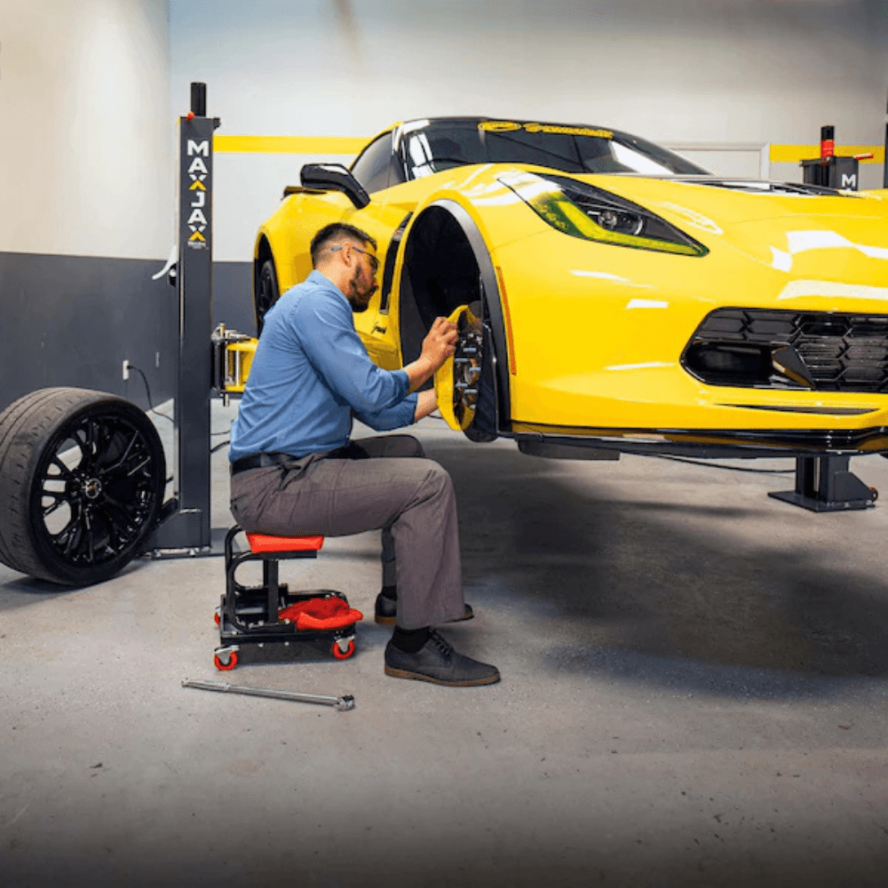 110v portable two post garage lift