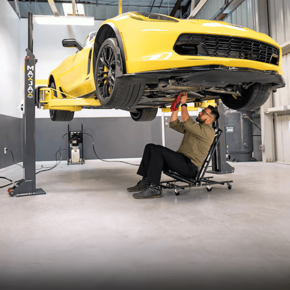 110v portable two post garage lift
