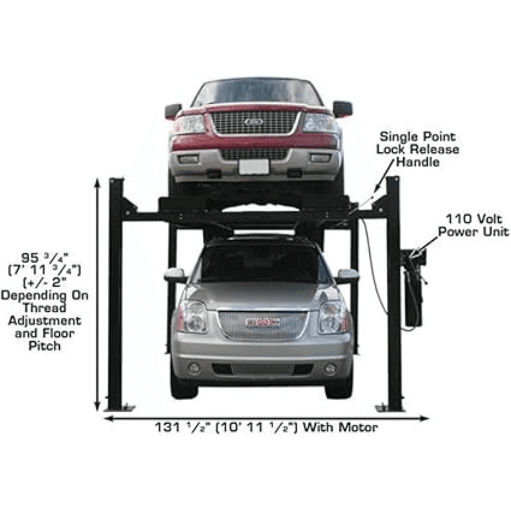 9000 lb extra wide tall long lift – atlas pro9000