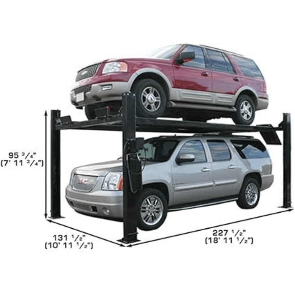 9000 lb extra wide tall long lift – atlas pro9000