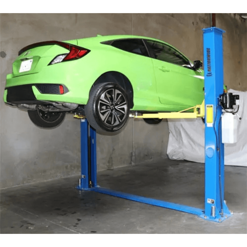 nationwide nw 2 9kfp two post floor plate car lift – 9,000 lbs capacity