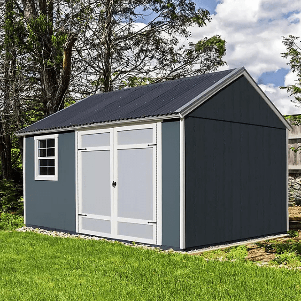 sonata 12′ x 10′ outdoor wood shed