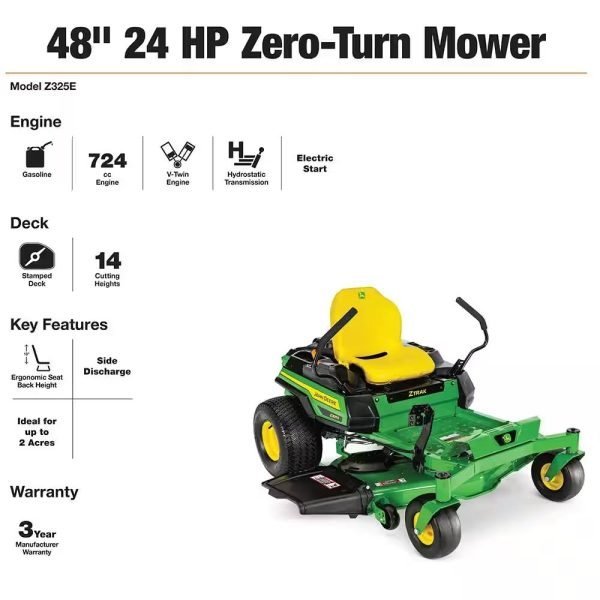 z315e 42 in. 20 hp gas dual hydrostatic zero turn riding mower bg21296