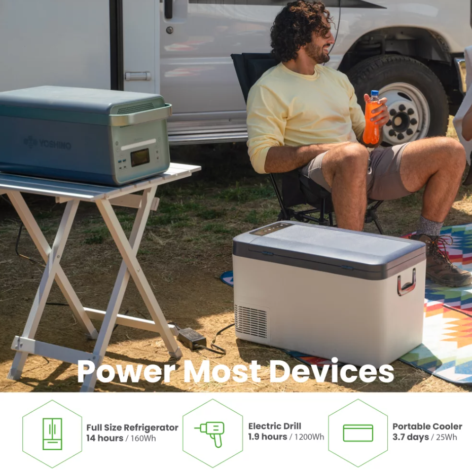 yoshino b4000 sst new solid state portable power station 2,611wh, 4,000w continuous6,000w peak solar optional generator,ups backup battery