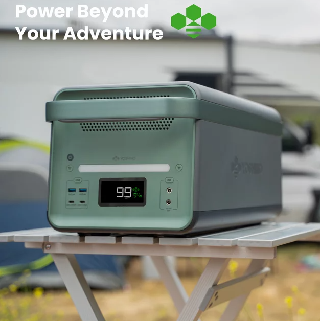 yoshino b4000 sst new solid state portable power station 2,611wh, 4,000w continuous6,000w peak solar optional generator,ups backup battery