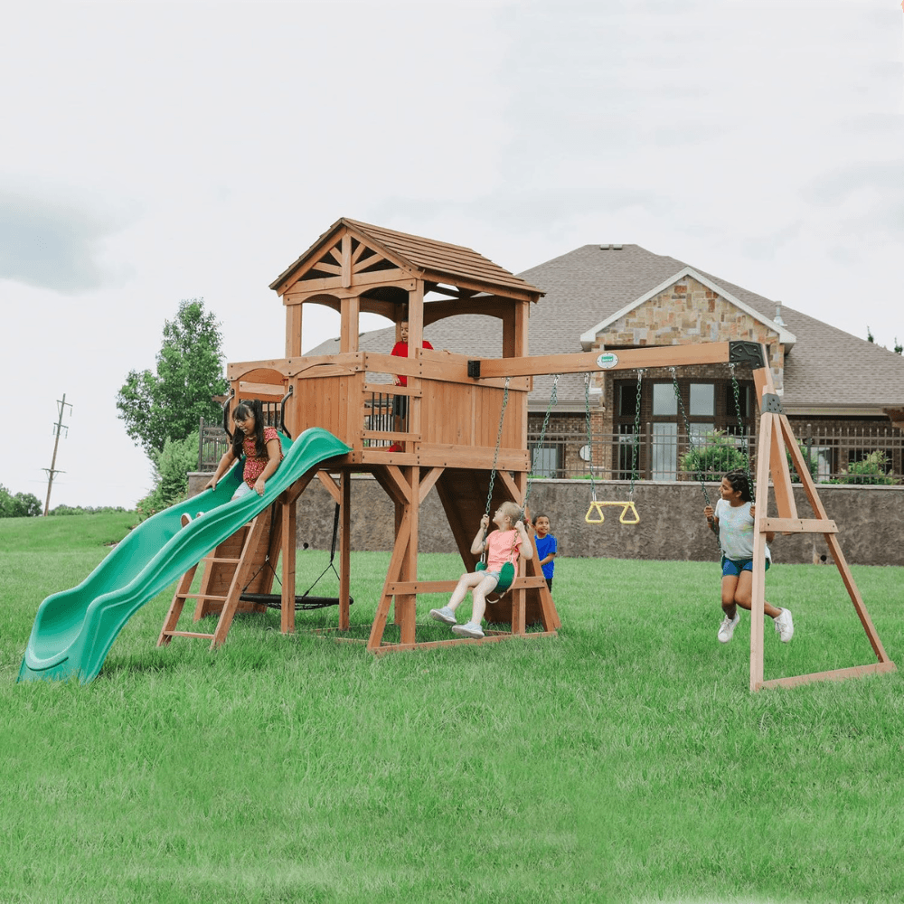 sterling point swing set – a backyard playground for endless adventure