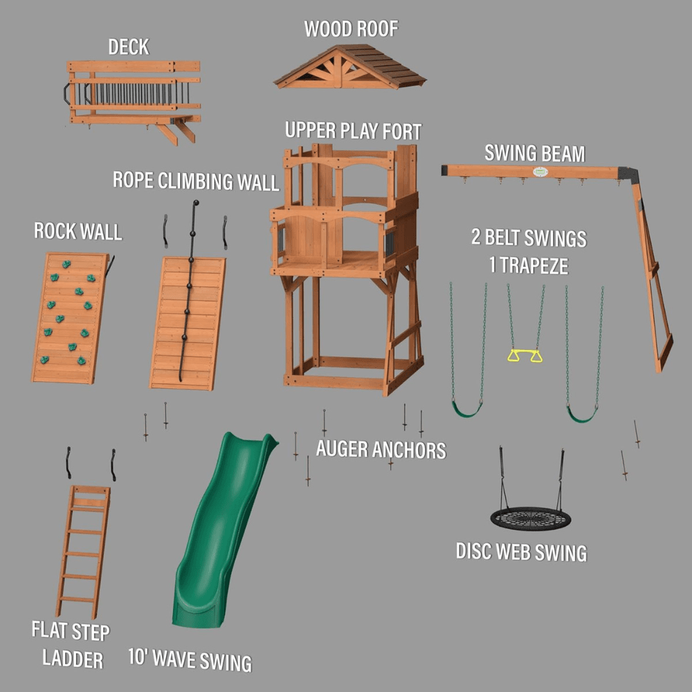 sterling point swing set – a backyard playground for endless adventure