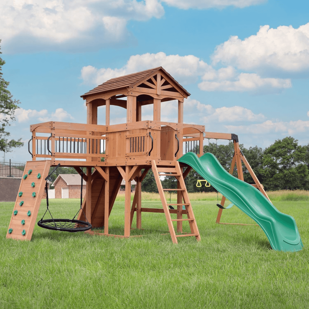 sterling point swing set – a backyard playground for endless adventure