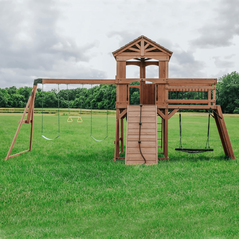 sterling point swing set – a backyard playground for endless adventure