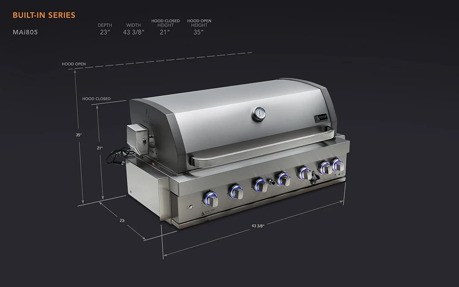 mont alpi 805 built in gas grills
