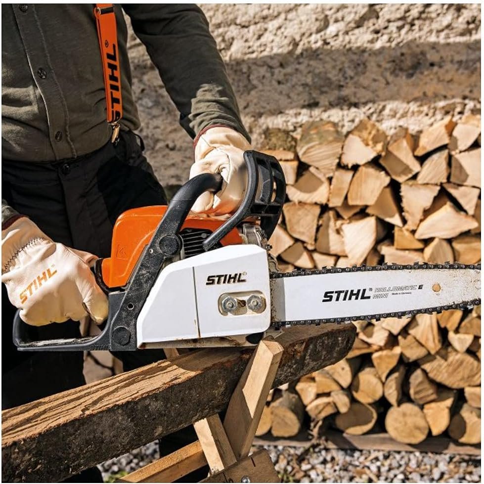 stihl ms 170 chainsaw displacement: 30 cm³ power: 1200 w guide bar length: 30 cm