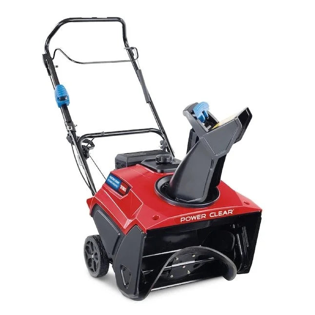 toro power clear 721 qze 21″ single stage electric snow blowers