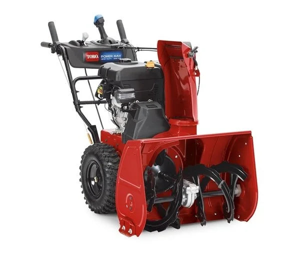 toro power max hd 828 oae 28″ two stage electric start gas snow blowers