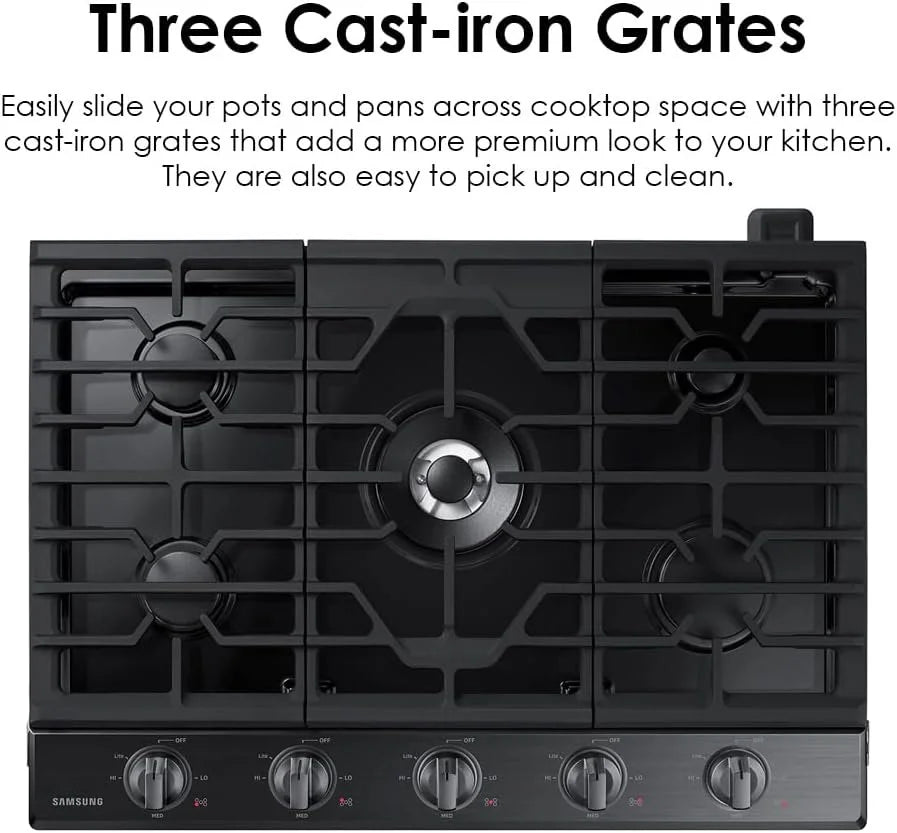 samsung 36″ gas cooktops na36n6555ts