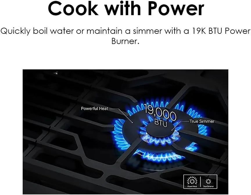samsung 36″ gas cooktops na36n6555ts