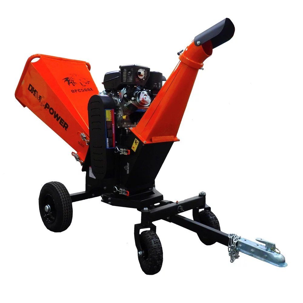 detail k2 opc566e 6 in – 14hp kinetic wood chipper with electric start and auto blade feed kohler ch440 command pro commercial gas engine
